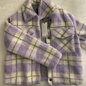 7 for all of man kind faux fur jacket